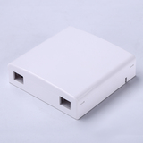 光纤信息桌面盒 双口SC型面板光纤盒入户盒