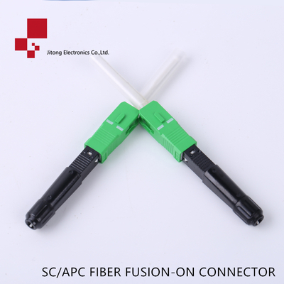 FIBER FUSION SPLICE-ON CONNECTOR SC/APC